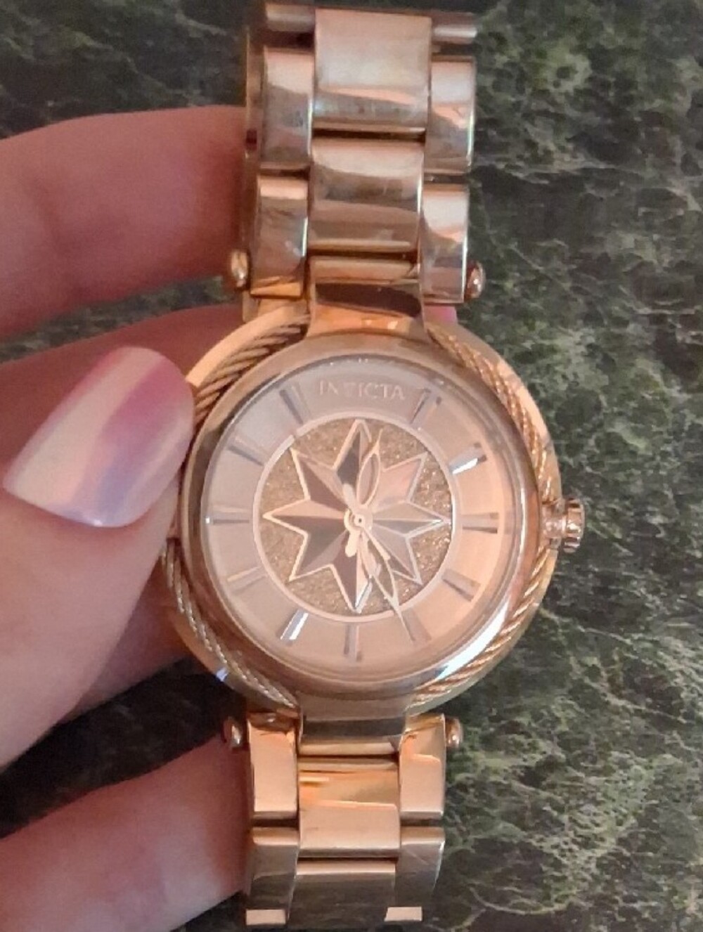 Invicta Gold-tone Captain Marvel Watch
